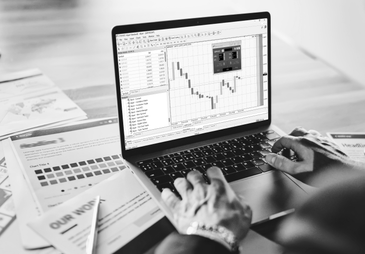 A computer chip on a motherboard, with a lock on it